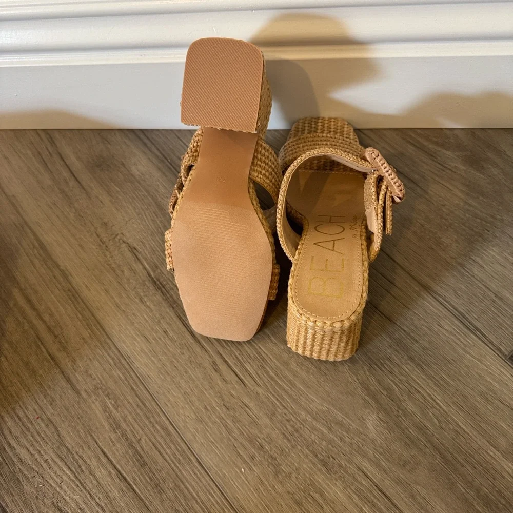 Lucy Tan Block Heel Sandals - Picture 7 of 7